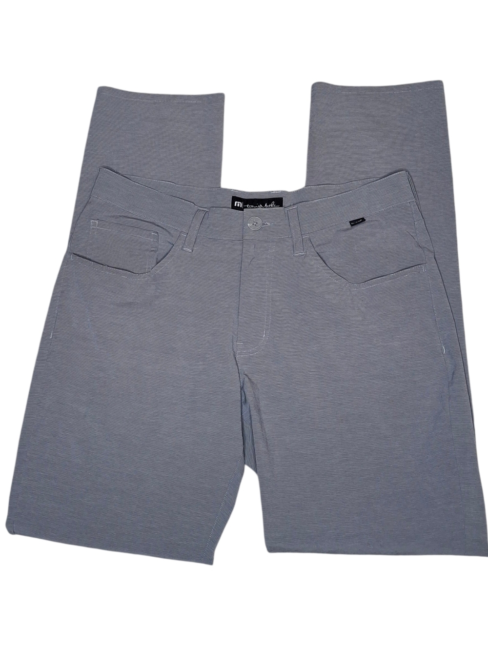 Travis Mathew Pants Men 32x30 Gray Beckladdium Golf Lightweight Outdoor Active